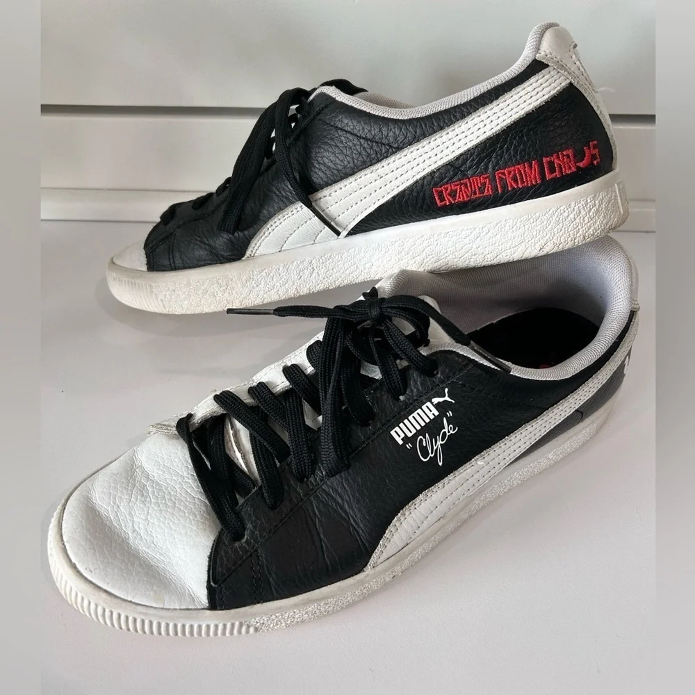 Puma Clyde X Staple Create‎ From Chaos 2 Shoes Mens Sz 9.5 Casual Low Sneakers